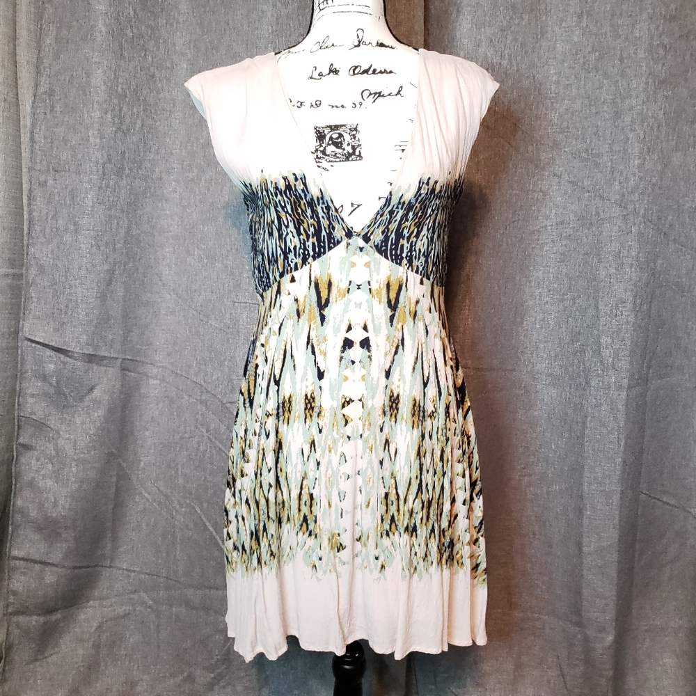 Free People V Neck Trapeze Dress